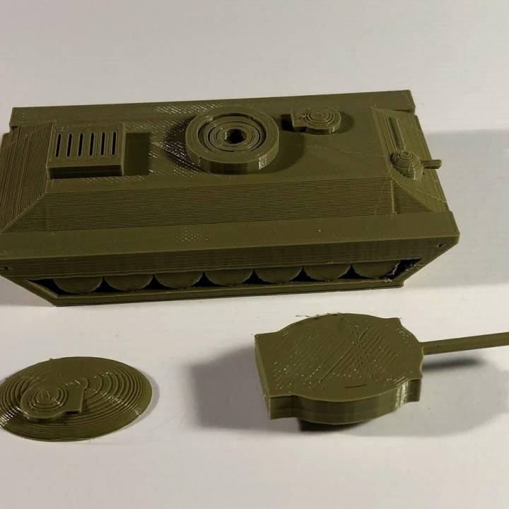 réservoir modèle jouet Seconde Guerre mondiale 3D print model - Mito3D