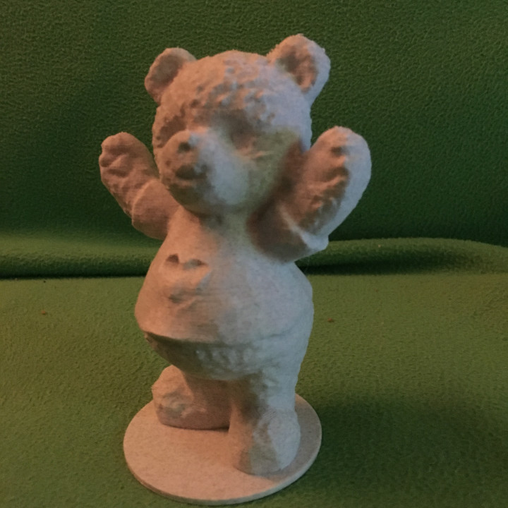 love bear scan photogrammetry 3D print model - Mito3D