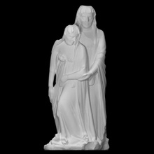 bakire Mary bayılma taramak Hıristiyanlık heykel din pürüzlendirme ifade 3d print model - Mito3D