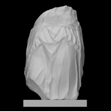 high relief female figure scan marble figurative fragment high-relief verona adige 3d print model - Mito3D