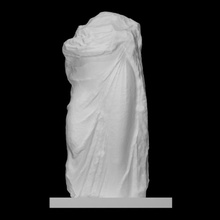torso young man scan marble fragment verona adige excavation 3d print model - Mito3D