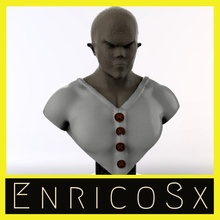 devon nécromancien elfe buste fantaisie miniatures personnage enricosx 3d print model - Mito3D
