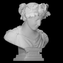 buste viktoria analyse sculpture victoria néoclassique christian daniel rauch 3d print model - Mito3D