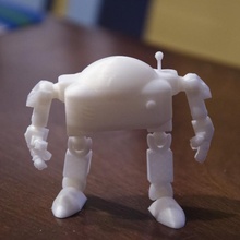 Forscher 64 Tinkercharacters niedlich Mini Roboter mech Basteln 3d print model - Mito3D