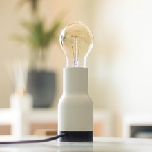 başucu masa Lamba tasarım sıra ışık masaüstü yatak lambası kabarcık Lampe Chambre büro ampul 3d print model - Mito3D