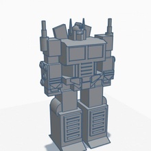 optimus Prime Spielzeug LKW 3d print model - Mito3D