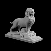 nubian lion prey jardin du luxembourg paris scan 3d print model - Mito3D
