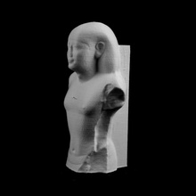 upper standing figure british museum london scan 3d print model - Mito3D