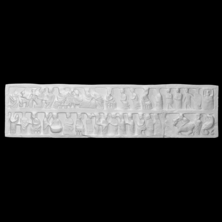 stories constantine sylvester scan stone illustration relief 3D print model - Mito3D