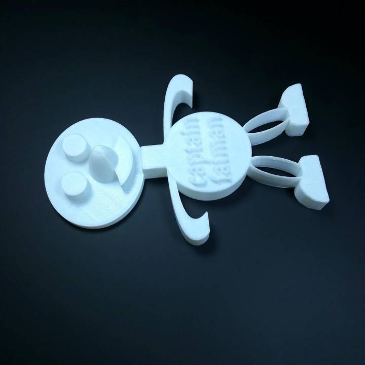 Kapitän dicker Held Super Basteln 3D print model - Mito3D