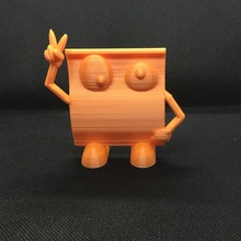 baveux tranche fromage tinkercad tinkercharcters 3d print model - Mito3D