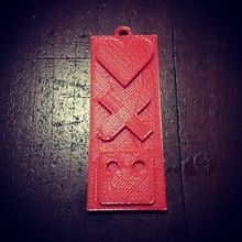 love death robots keychain updated robot series animation keychains netflix 3d science fiction lovedeathandrobots serie 3d print model - Mito3D