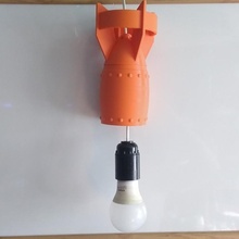 bomba luminária conduziu sombra luz decoração Tampa lâmpada 3d print model - Mito3D