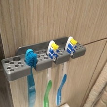 teeth brush holder uchwyt szczoteczki teethbrush 3d print model - Mito3D