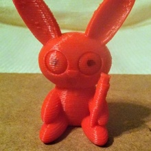 barry bunny support free tinkercharacters 3d print model - Mito3D