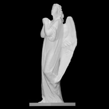 headstone statue angel scan sculpture death cemetery graveyard praying margravine 3d print model - Mito3D