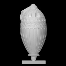 fragmentary athenian marble loutrophoros scan athena water jar ritual 3d print model - Mito3D