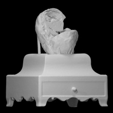 litopédio Varredura pedra gravidez stone baby feto 3d print model - Mito3D