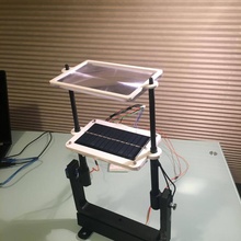 pv fresnel solar rastreador energia verde painéis renovável Fresnel 3d print model - Mito3D