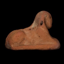 sphinx scan classical recumbent red-clay new-kingdom 3d print model - Mito3D