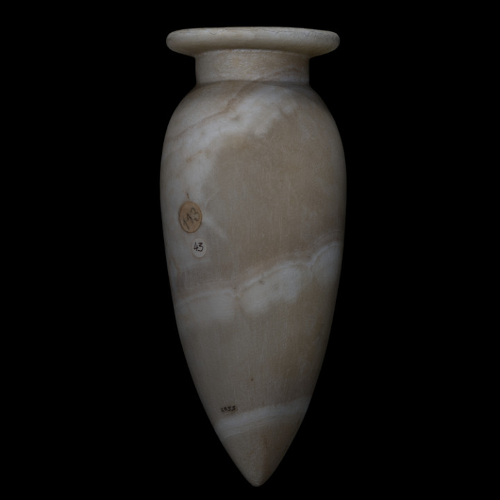 alabaster vase scan old-kingdom 3D print model - Mito3D