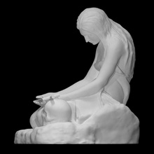 maddalena penitente escanear escultura mujer canova antonio magdalena 3d print model - Mito3D