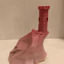 castillo montaña 3d print model - Mito3D