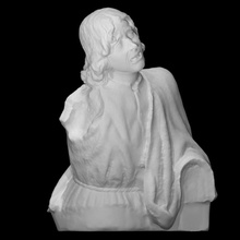 grup ağıt ölü İsa taramak büst Hıristiyanlık adam heykel din ölüm ifade 3d print model - Mito3D