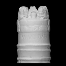 funerary cippus sicinia maxsuma scan 3d sculpture grave marker sicinia-maxsuma 3d print model - Mito3D