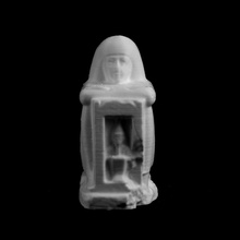 granite statue ankh-khered-nefer british museum london scan 3d print model - Mito3D