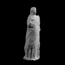 marble statue demeter british museum london scan 3d print model - Mito3D