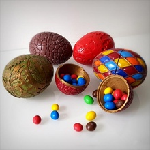 Paskalya yumurtalar paketlemek 4 modeller Bahçe Şeker Yumurta ejderha 3d print model - Mito3D