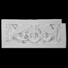 barrier griffins scan sculpture marble relief griffin deocrative 3d print model - Mito3D