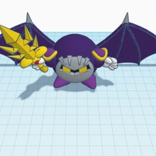 meta şövalye Kirby star müttefikler nintendo fantezi 3d print model - Mito3D