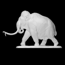 mammut scultura scansione charles knight paleoartista 3d print model - Mito3D