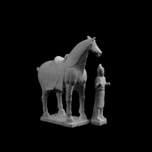 horse groom guimet museum paris scan 3d print model - Mito3D