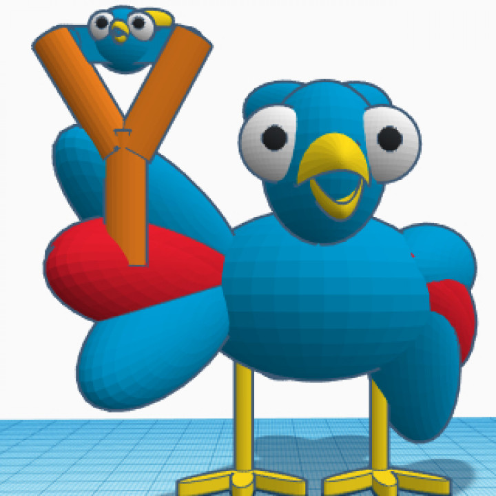 angry bird tamirciler 2 3D print model - Mito3D