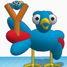 angry bird tinkercharaters 2 3d print model - Mito3D