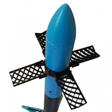 deployable swept grid fin model rocket spacex fincan 3d print model - Mito3D
