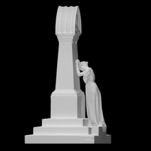 mezar Millacher Lajos taramak şekil Kadın anıt 3d print model - Mito3D