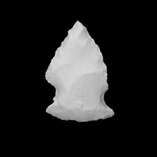 biface - coadsse 126-794 scan stone shard diagnostic 3d print model - Mito3D