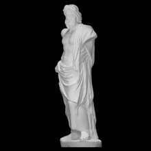 statue jupiter scan god mythology sculpture marble statuette fragment 2nd-century-ad alessandri-collection 3d print model - Mito3D