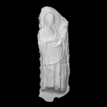 virgin annunciation scan christianity sculpture religion high mary relief venice 3d print model - Mito3D