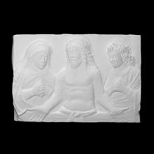 piet scan jesus sculpture death pieta mary relief deposition 3d print model - Mito3D
