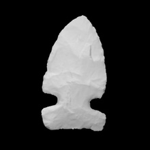biface - coads 225-53 scan stone shard ohio fayette 3d print model - Mito3D