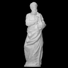 Heilige Peter Scan Skulptur full figure saint peter 3d print model - Mito3D