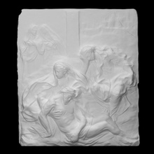 lamentação morto Cristo Varredura escultura mármore pieta alívio giovanni bonazza 3d print model - Mito3D