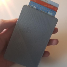 Kartenschutz Design Lager Brieftasche schlank Zubehör 3d print model - Mito3D