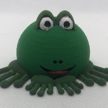 Freddy grenouille tinkercad tikercharacters amis cour 3d print model - Mito3D