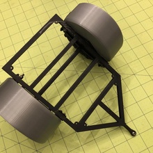 gh scaler trailer - frame & suspension rc crawler 1 10 ghst 3d print model - Mito3D